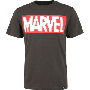 Recovered Shirt 'Marvel Pixel'  zwart