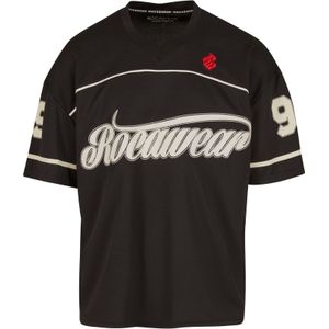 ROCAWEAR Shirt 'Baller'  rood / zwart / wit