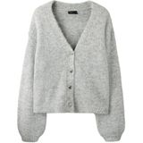 LMTD Gebreid vest  grijs gemêleerd