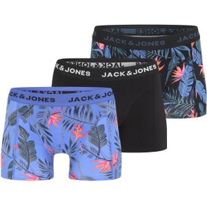 JACK & JONES Boxershorts 'JACKYLE'  opaal / framboos / zwart / wit
