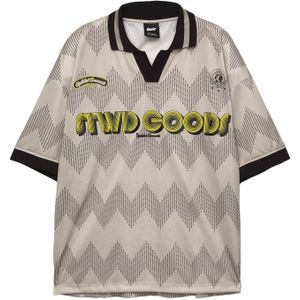 Pull&Bear Shirt 'STWD GOODS'  ecru / geel / zwart