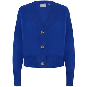 Gebreid Vest - Effen - V-hals - Lange Mouw - Normale Pasvorm - Kasjmier