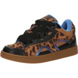 BUFFALO Sneakers laag 'LIBERTY'  blauw / cognac / zwart