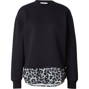ABOUT YOU Sweatshirt 'Presley'  grijs / zwart
