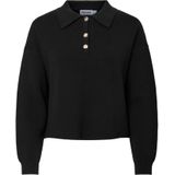 Gebreide Trui - Polo - Lange Mouwen - Cropped Fit