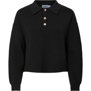 Gebreide Trui - Polo - Lange Mouwen - Cropped Fit