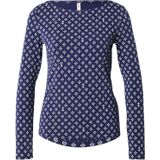 Blutsgeschwister - Shirt 'Oh Marine' - Navy - Lange Mouw