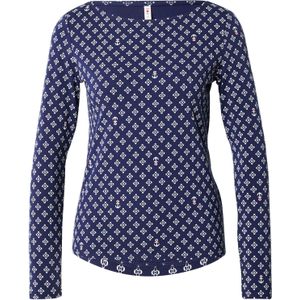 Blutsgeschwister - Shirt 'Oh Marine' - Navy - Lange Mouw