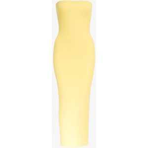 Nudyess Zomerjurk 'Melrose Maxi'  pasteelgeel