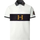 Hackett - HM5600030 - Poloshirt - Wit - Katoen - Korte Mouwen