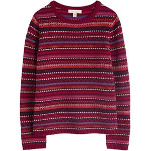 Seasalt Cornwall Trui ' Percella Cove' '  oranje / bloedrood / wijnrood / zwart