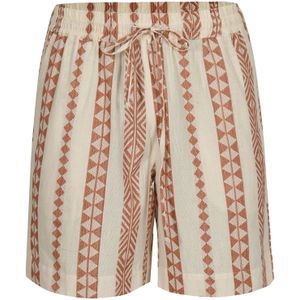 South Beach Broek  beige / roestrood