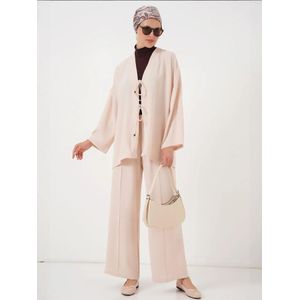 Bigdart Broekpak  rosa / natuurwit