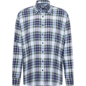 Eterna - Overhemd - Blauw - Comfort fit - Lange Mouwen - EASY IRON