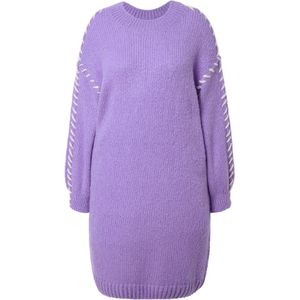 Studio Untold Gebreide jurk  lavendel / wolwit