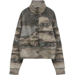 Adolfo Dominguez Gebreid vest  gemengde kleuren