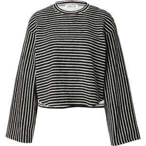 EDITED Shirt 'Kassandra'  zwart / wit