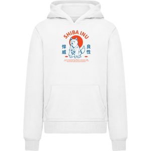 F4NT4STIC Sweatshirt 'Japanischer Shiba Inu Hund'  blauw / oranje / wit