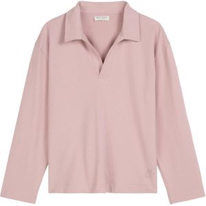 Marc O'Polo - Heavy Jersey - Shirt - Mauve - Lange Mouw