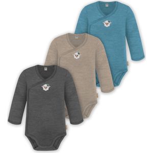 normani Rompertje/body  beige / blauw / antraciet