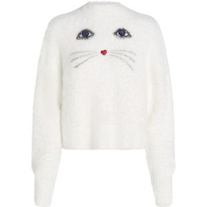 Karl Lagerfeld Trui  blauw / rood / zwart / wit