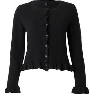 Only - ONLRIMA LIFE - Vest - Zwart - Knoopsluiting - Met Ruches