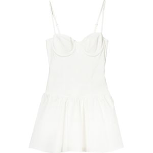 Bershka Cocktailjurk  wit