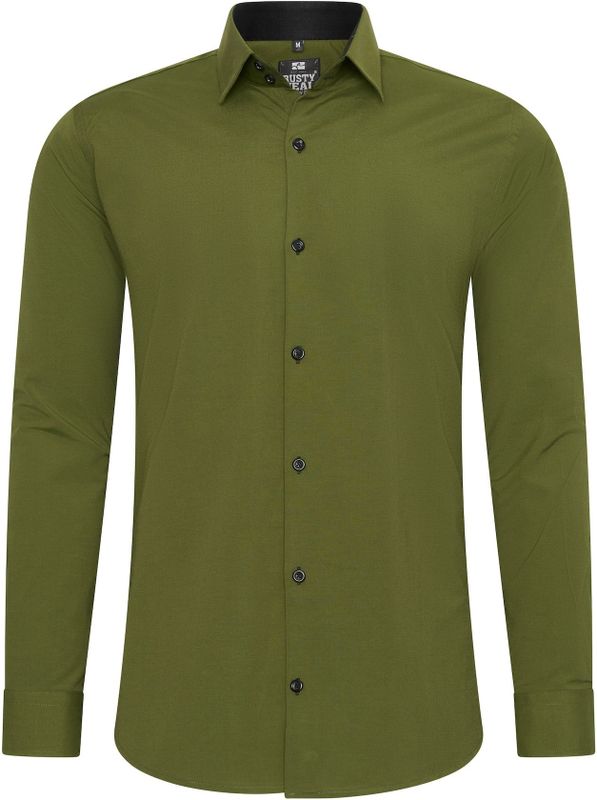 Rusty Neal - Slim Fit - Overhemd - Katoen-Stretch