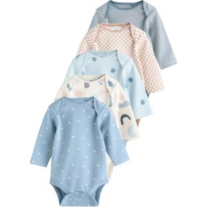 Next Rompertje/body  beige / blauw / rosé