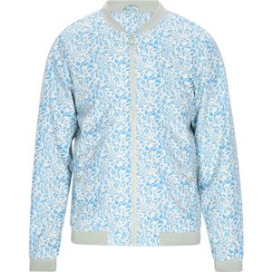 ALEKO Tussenjas  azuur / lichtgrijs / wit