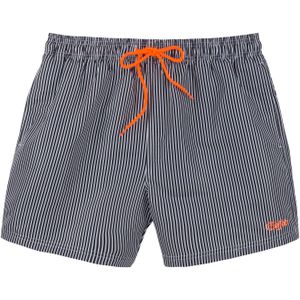 Look - Gestreept - Zwembroek - Zwart - Wit - Machinewas