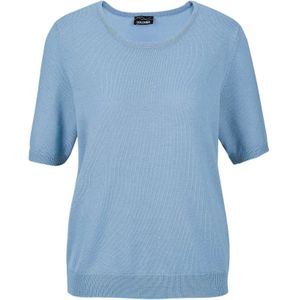 Goldner Trui  turquoise