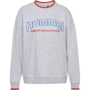 Hummel Sweatshirt 'Fast'  blauw / grijs / bloedrood