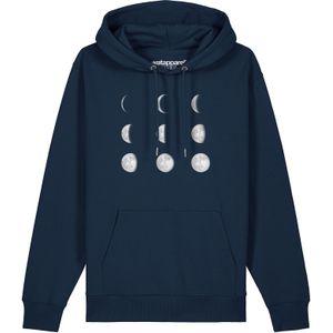 Watapparel Sweatshirt ' Moonphases '  navy / grijs / wit