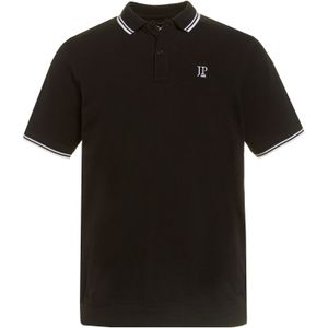 JP 1880 Heren grote maten grote maten Menswear L-8XL poloshirt, buikfit, piqué, halve mouwen, tot 8 XL 802789, zwart, 8XL