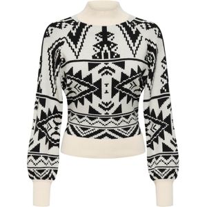 ONLY Trui 'ONLFRIDA'  crème / zwart