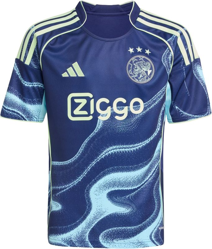 ADIDAS PERFORMANCE Functioneel shirt 'Ajax Amsterdam 25/26'  lichtblauw / donkerblauw / lichtgroen / wit