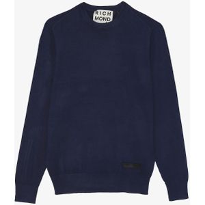 John Richmond Trui 'Royal'  donkerblauw