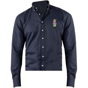 Williot Overhemd  navy / ombergrijs / lichtgroen / donkerroze