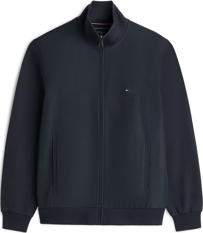 TOMMY HILFIGER Sweatvest 'ESSENTIAL'  donkerblauw