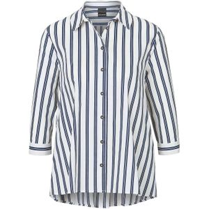 Goldner Blouse  blauw / wit
