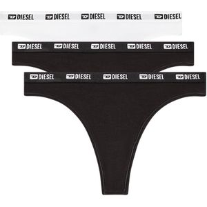 DIESEL String  zwart / wit