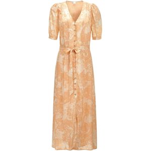 MADELEINE Blousejurk  perzik / wit