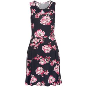 Beachtime - Zomerjurk - Bloemenprint - Elastische Jersey - Strandjurk