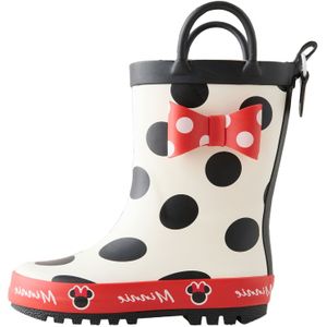 Next Regenlaarzen 'Minnie Mouse'  rood / zwart / wit