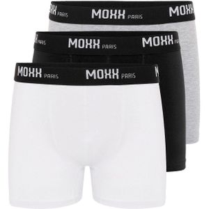 Moxx Paris Boxershorts  grijs gemêleerd / zwart / wit