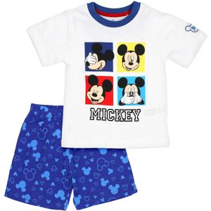 DISNEY Nachtkledij 'Mickey Mouse'  blauw / geel / rood / wit