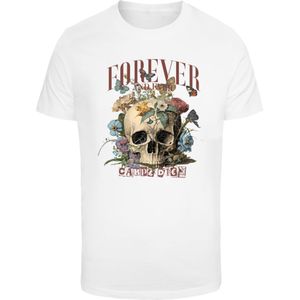 Mister Tee Shirt ' Forever And Ever'  gemengde kleuren / wit