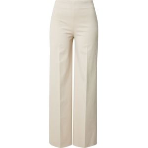 Straight leg stoffen broek met bandplooien