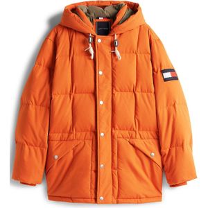 TOMMY HILFIGER Winterparka  oranje / rood / zwart / wit
